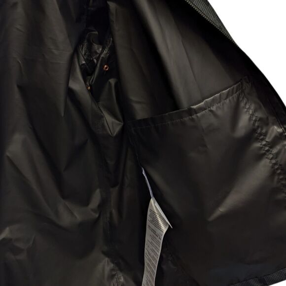 Levi's Men's Dark Green Tarmac Print Performance Windbreaker Hood Jacket Size L - Picture 6 of 15